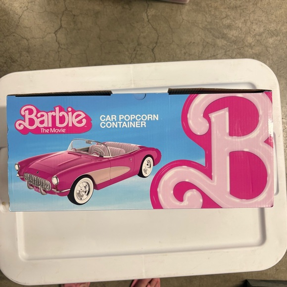 AMC Theatres Barbie The Movie Car Popcorn Container New In Box - Picture 1 of 7